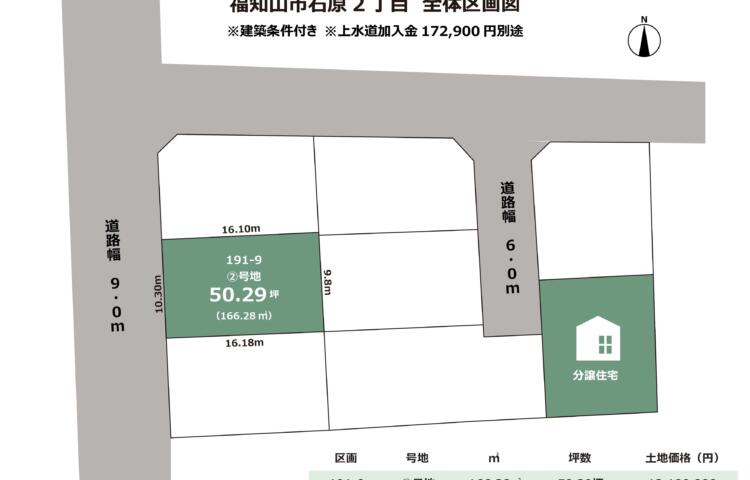 京都府福知山市石原２丁目分譲地　建築条件付き