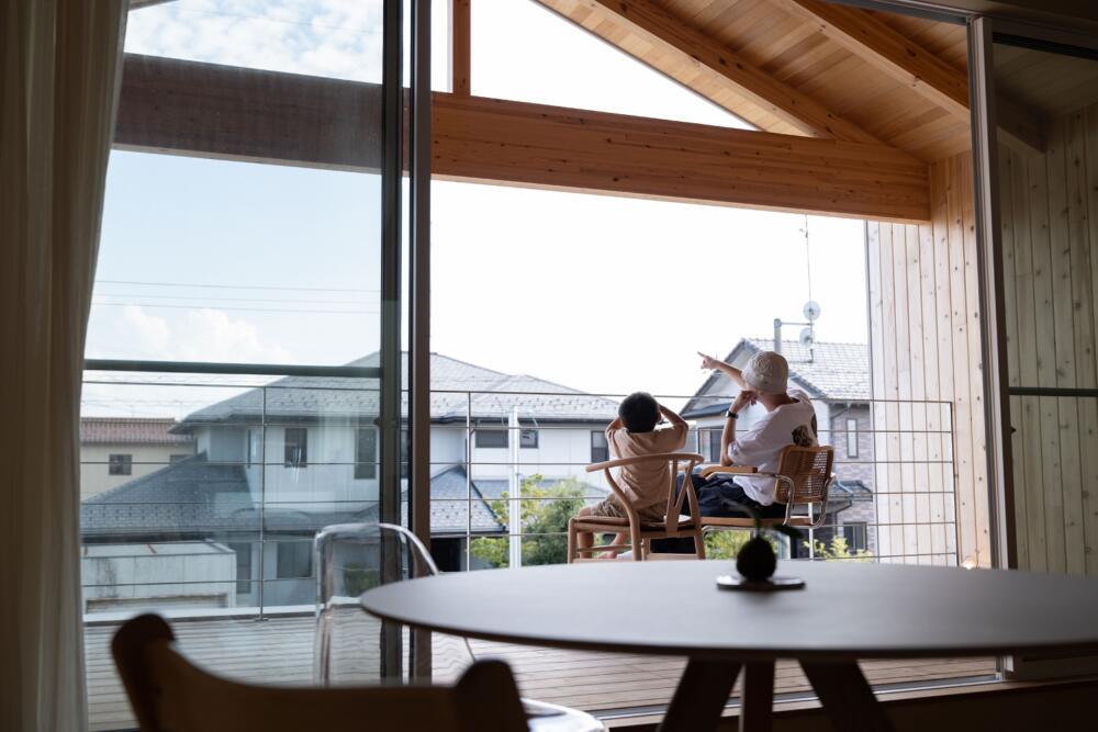 人と人が交わる美容室併用住宅