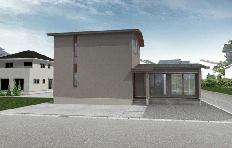 黒部市前沢モデルハウス　2023年9月末完成予定