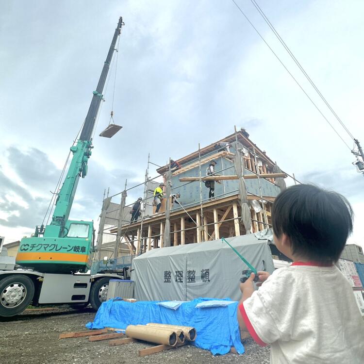 【岐阜県】F様邸　上棟