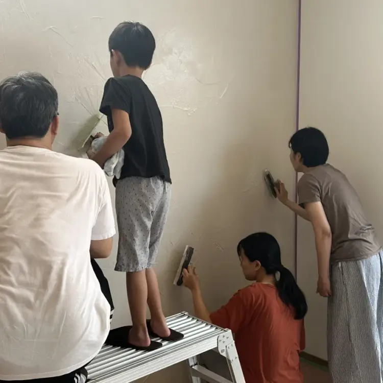 【富山県】N様邸　塗り壁体験🎨