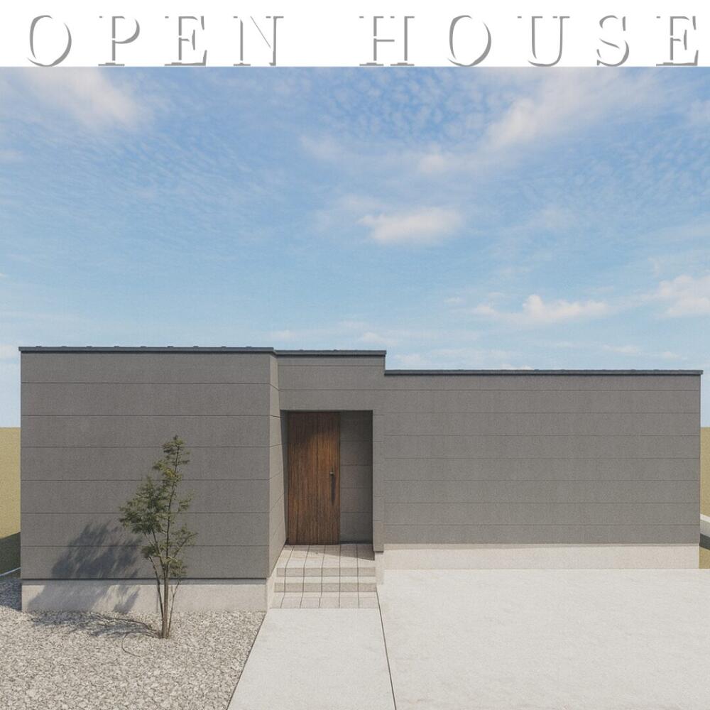 福知山市下篠尾 平屋分譲住宅｜平屋でもプライバシーを確保したい.｡oOデザインと間取りにこだわった3LDK平屋 ◎耐震等級３ ◎断熱等級５＼完成前ご予約受付中！／※12月中旬完成予定