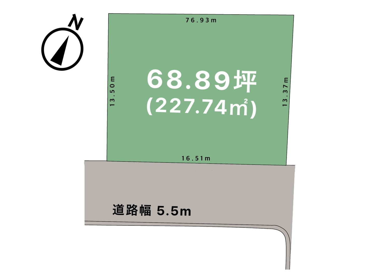 能美市大成町ロ9　建築条件付き