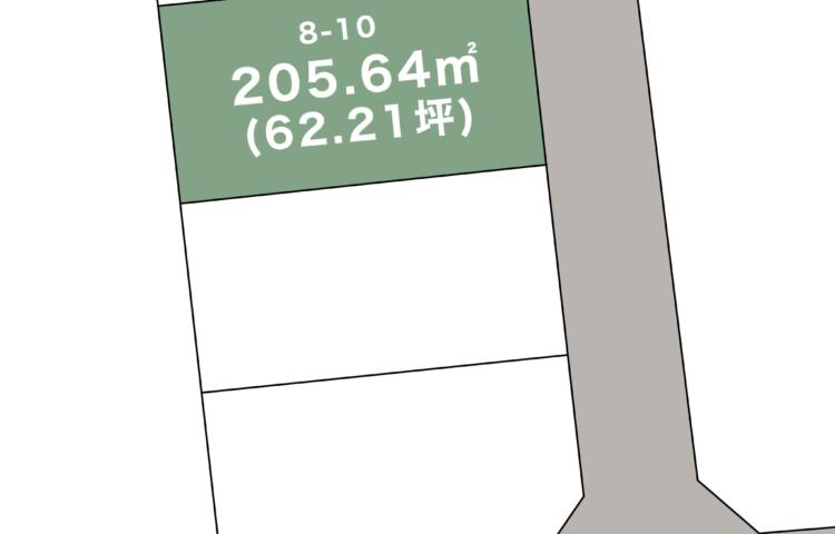 白山市柴木8街区10　建築条件付き