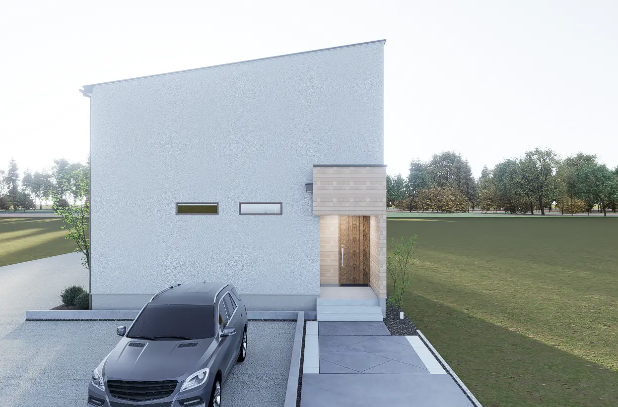 金沢市東力モデルハウス外観