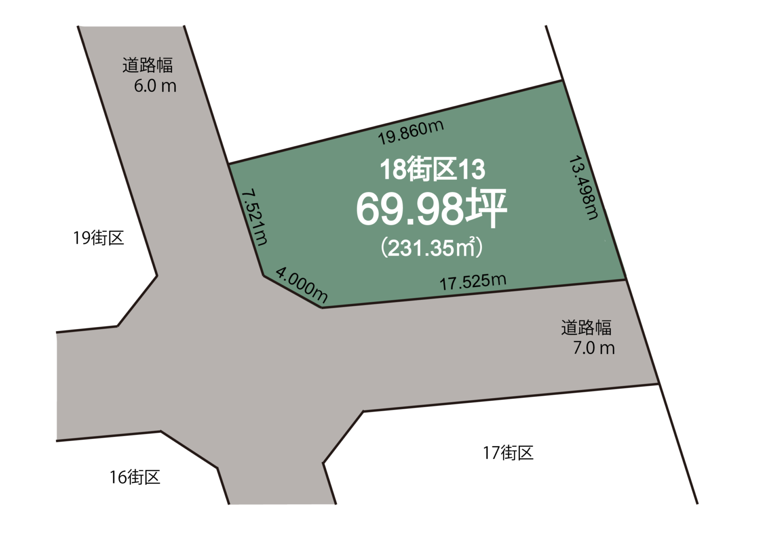 白山市柴木　区画整理地内 土地