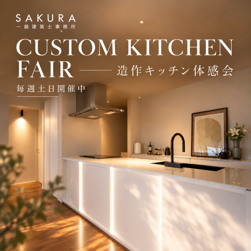 CUSTOM KITCHEN FAIR|造作キッチン体感会【福井】